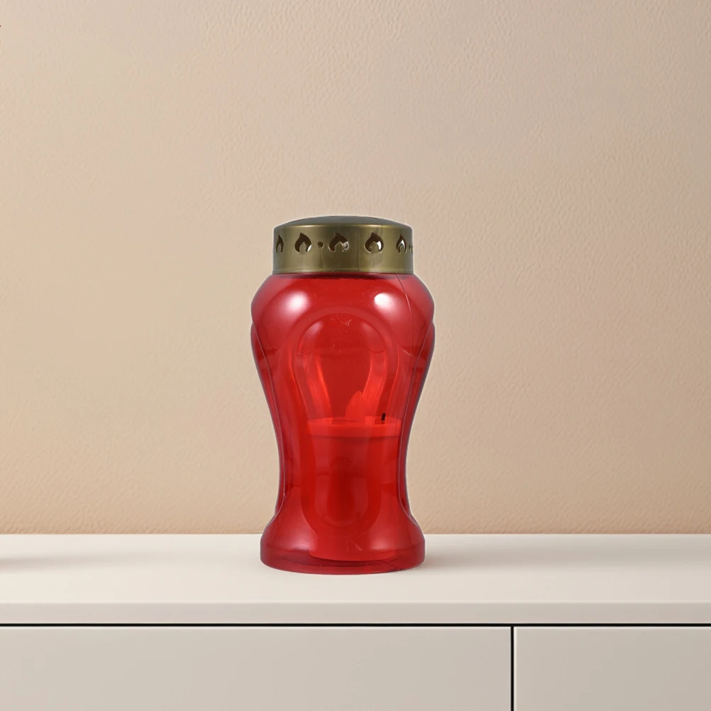 

3pcs Led Electronic Candles Flameless Flickering Waterproof For Graveyard Cemetery Remembrance Church Prayer Garden Decorative