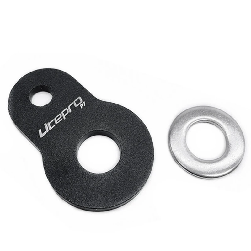 Litepro-Folding Bike Magnet Adapter, liga de alumínio, fivela magnética, assento de conversão para FNHON 1611, peças pretas de bicicleta