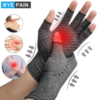 1Pair Compression Arthritis Gloves Wrist Support Joint Pain Relief Hand Brace Women Men Therapy Wristband Compression Gloves