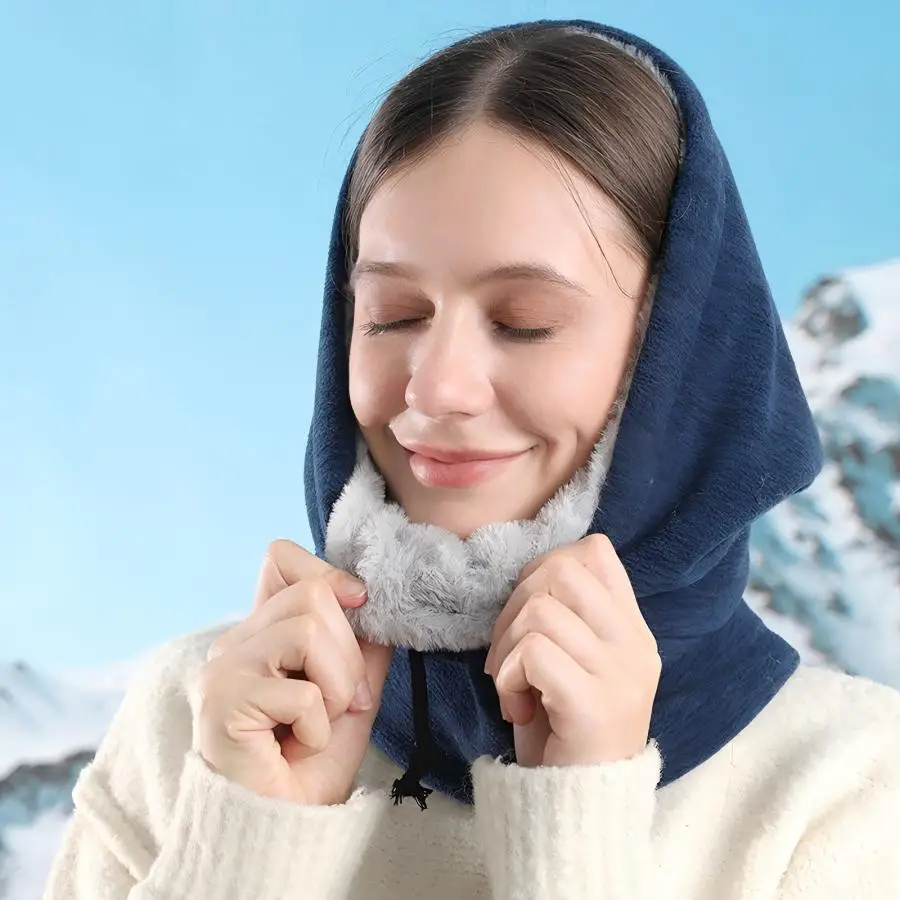 Mask Warm Fleece Ski Mask for Men and Women Windproof Winter Face Cold Weather Motorcycle Bike Cycling Neck Warmer