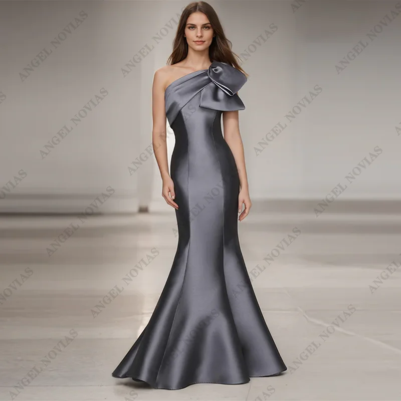 Customized Long Mermaid Mother of the Bride Dress One Shoulder Wedding Party Gowns vestidos de fiesta elegantes 2024 para boda