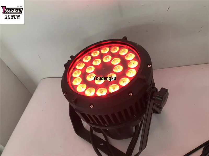 

4 pieces IP65 waterproof 24*15w rgbwa 5in1 outdoor LED par light