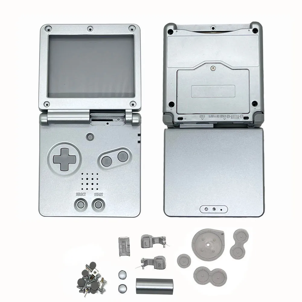 New Shell Case for GBASP Housing GBA SP Shell with Buttons Sets Replacement for Gameboy Advance SP Game Accessories