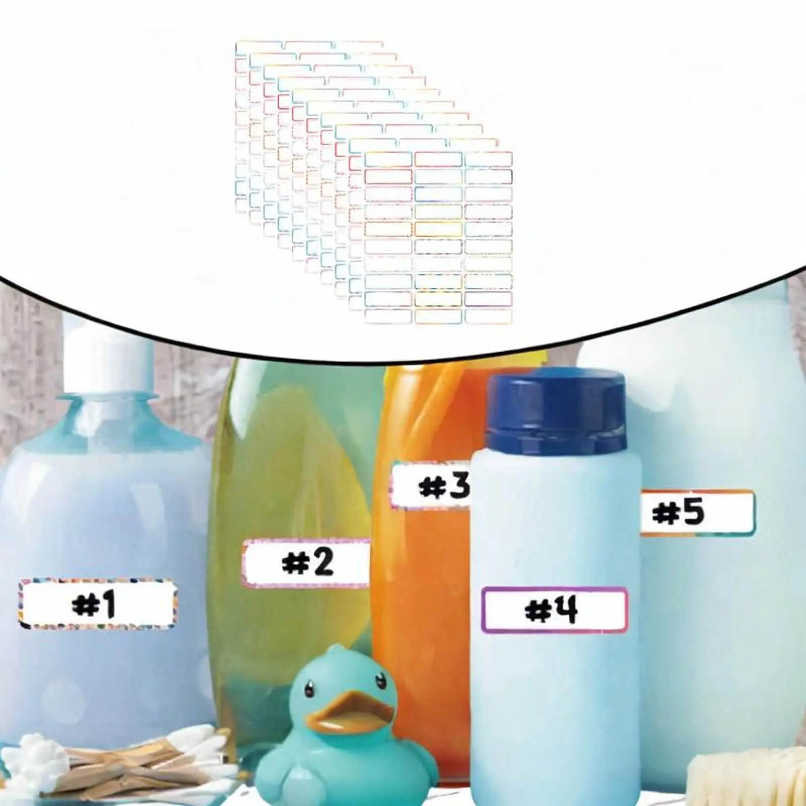 10x Name Stickers Name Tag Stickers for Student Kindergarten Invitations