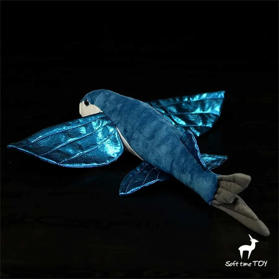 Flying Fish Realistic Sea Fish Plushie Volador Plush Toy Lifelike Gliding fish Stuffed Animal Simulation Soft Doll Lovers