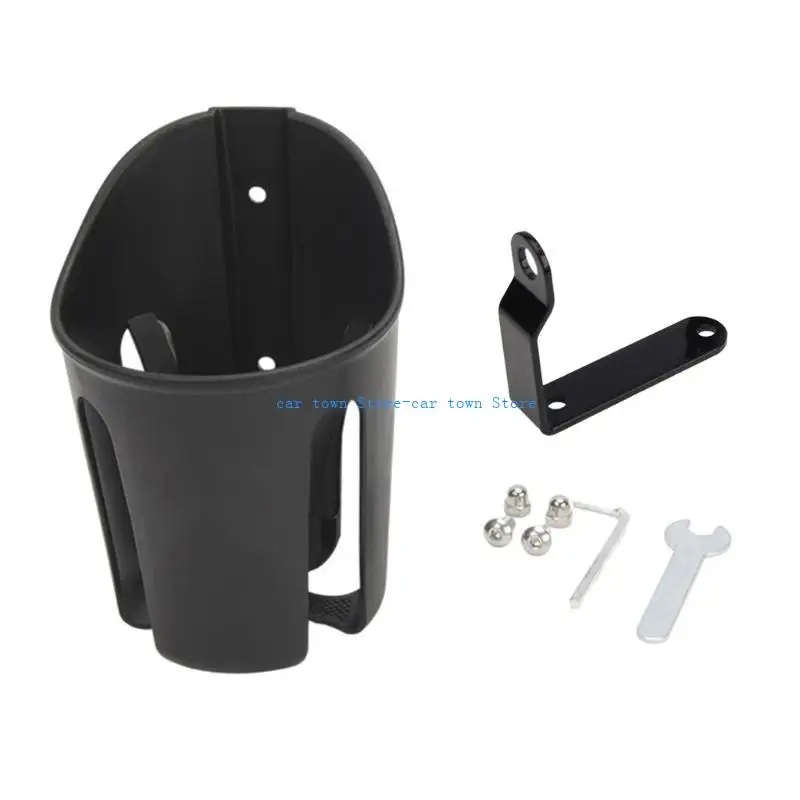 

RXJE Motorcycle Scooter Cup Holder with Strong Stability & Quick Release Function Adjustable Width Cup Mount Simple Installs