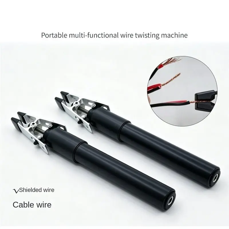 LLCS-Wire Twisting Machine, USB 5V Portable Electric Handheld Tool, Adjustable Speed Forward-Reverse Functionality Twister
