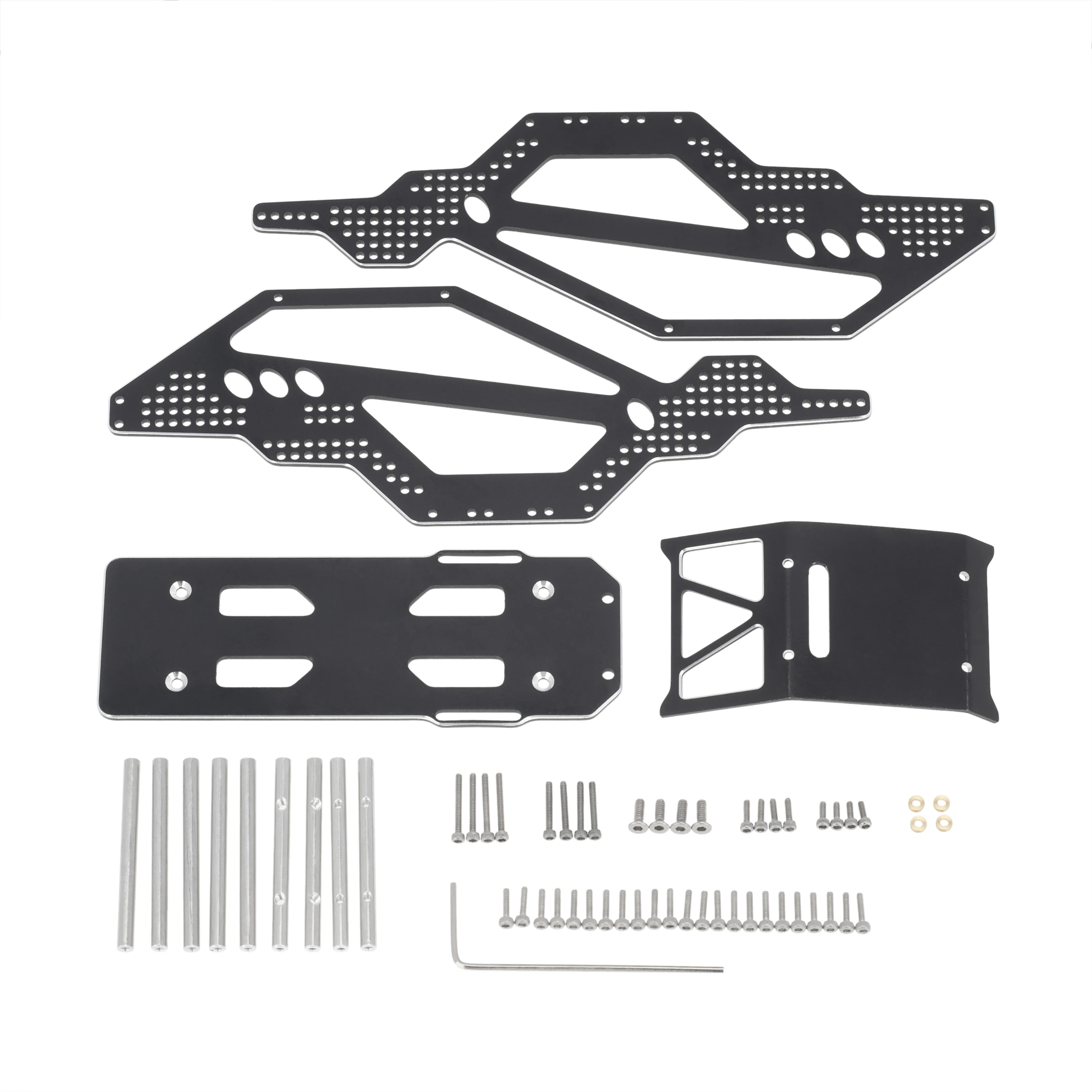 Metal Chassis Frame Body Shell for Axial SCX24 90081 Deadbolt 1/24 RC Crawler Upgrade Parts Accessories