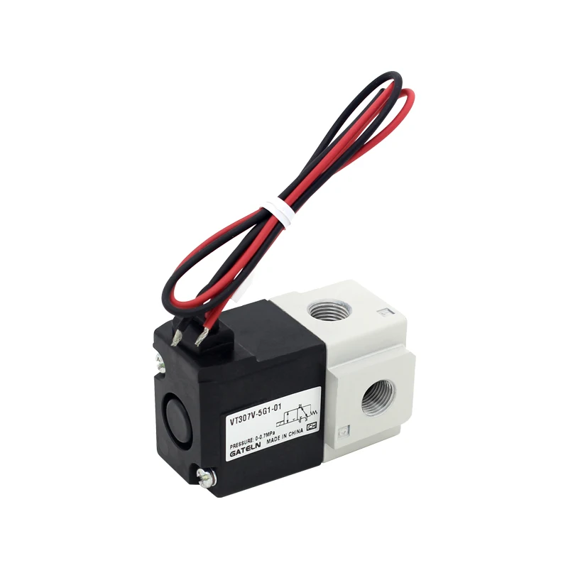 VT307 Series 3 Port Solenoid Valve Direct Operated Poppet Type VT307-5G1-01 Vacuum VT307V-5G1-01 High Frequency valve