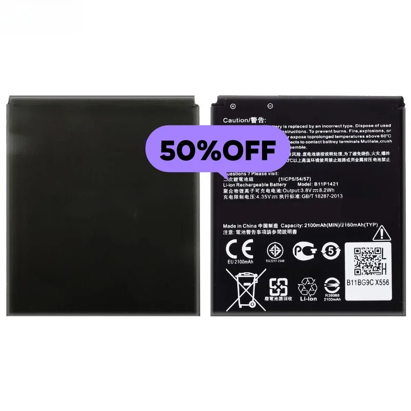 B11P1421 for ASUS ZenFone C/ZC451CG Mobile Phone Battery High Quality High Capacity  Replacement Bateria Grade A Cell with Tools