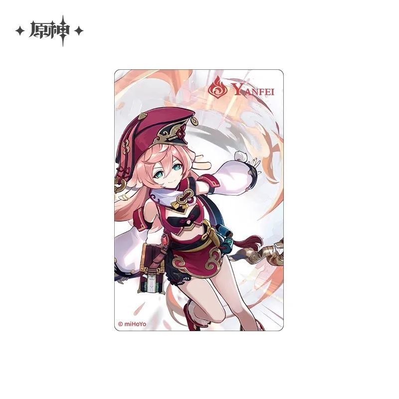 الرسمية miHoYo Genshin Impact Genius Invocation TCG Clash Festival Series أكريليك بطاقات شفافة ملحقات ألعاب الرسوم المتحركة