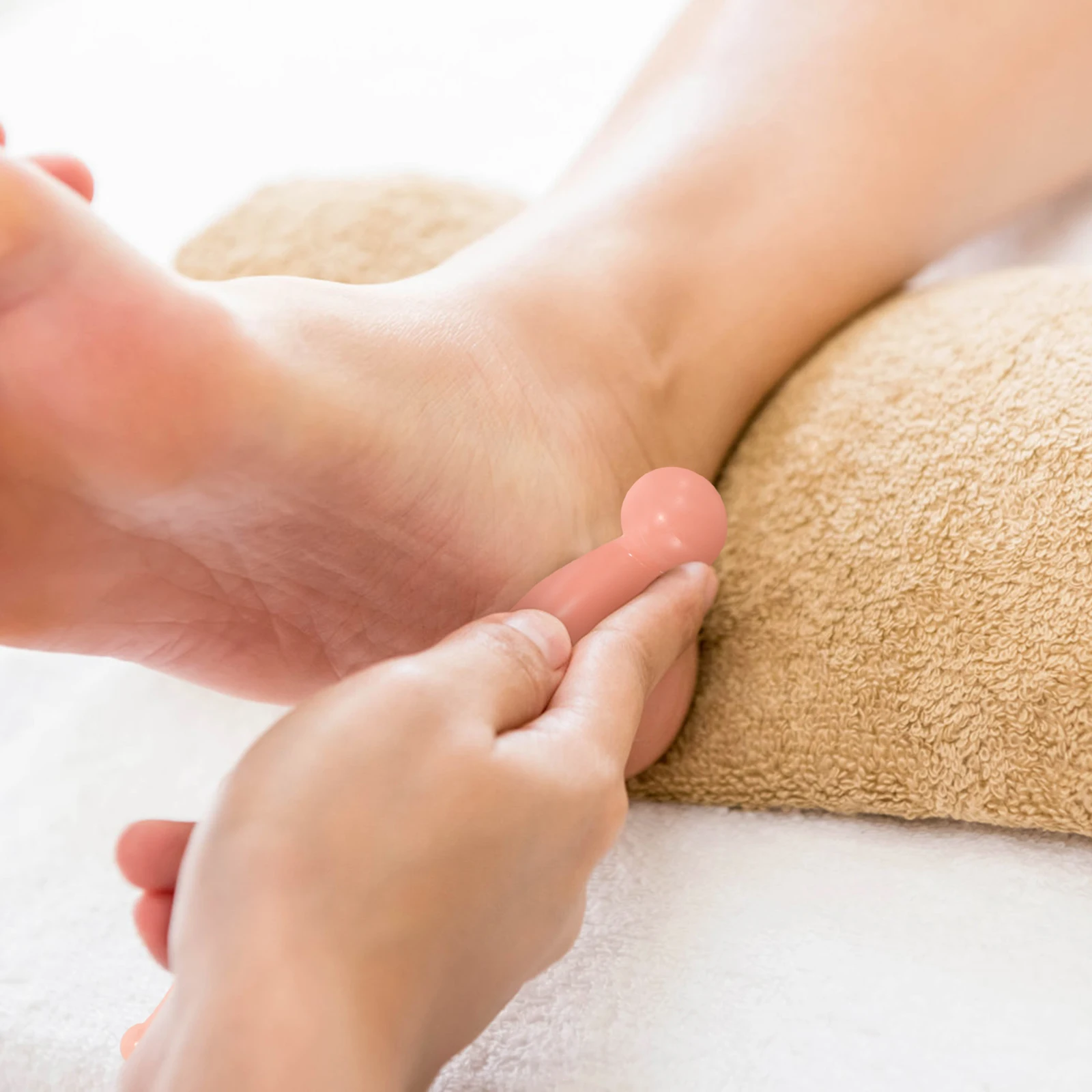 

Удобный массажер для акупунктурных точек, полимерная палочка, гладкие круглые края, инструмент для массажа спины ног, практичный, долговечный, безопасное использование, способствует крови