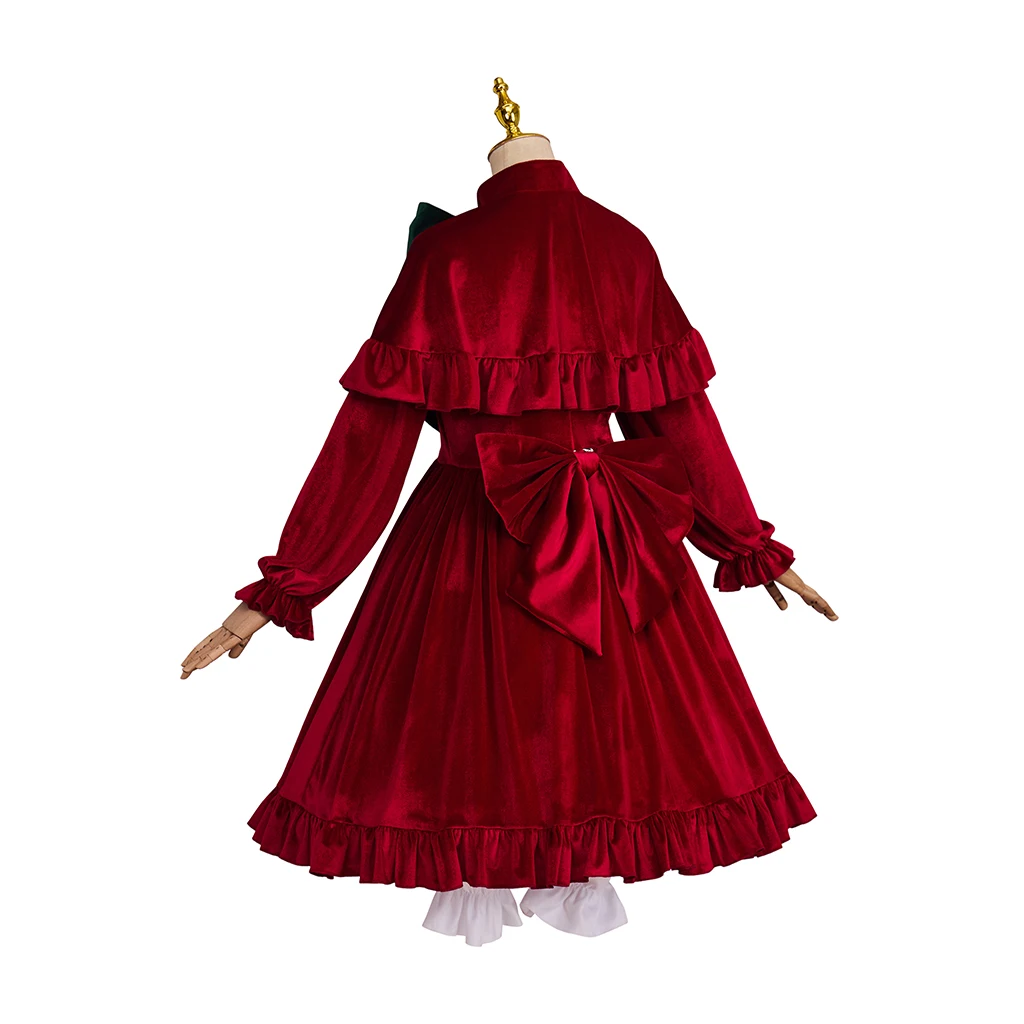 Shinku Cosplay Kostuum Reiner Rubin Rose Rode Lolita Jurk Outfits Anime Rozen Maiden Kostuum Halloween Carnaval Feestpak