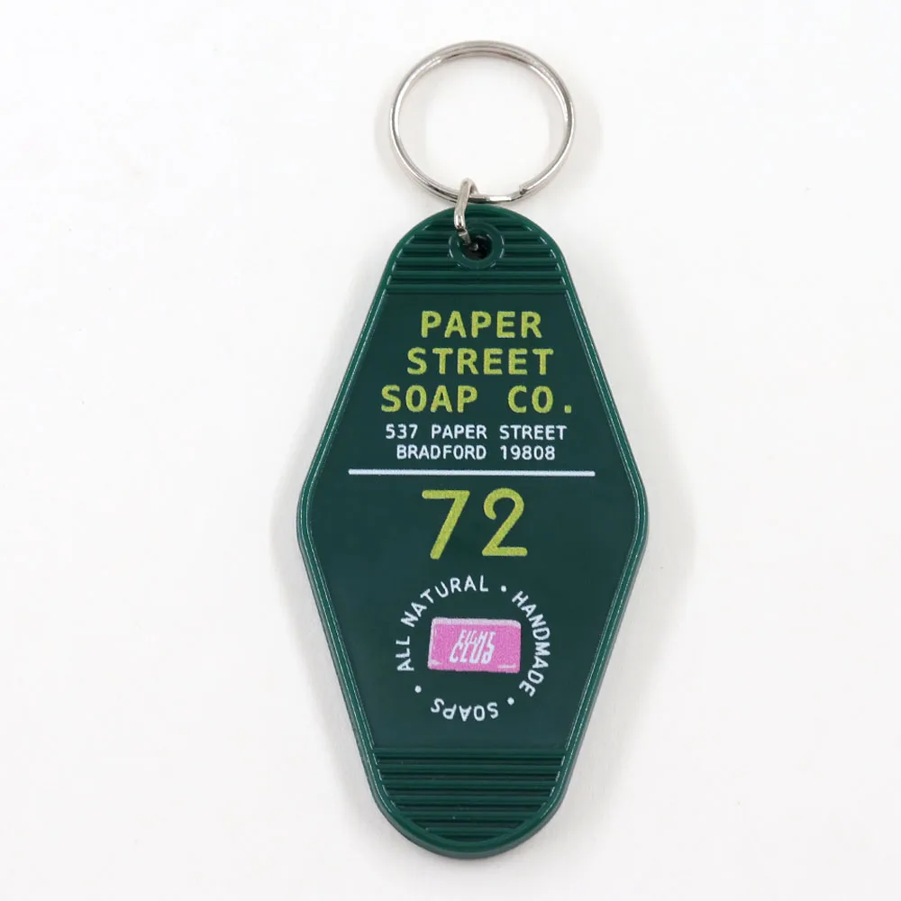 

Tyler Durden Fight Club Film Inspired Key Ring Paper Street Soap Co. pendant accessories fans gift
