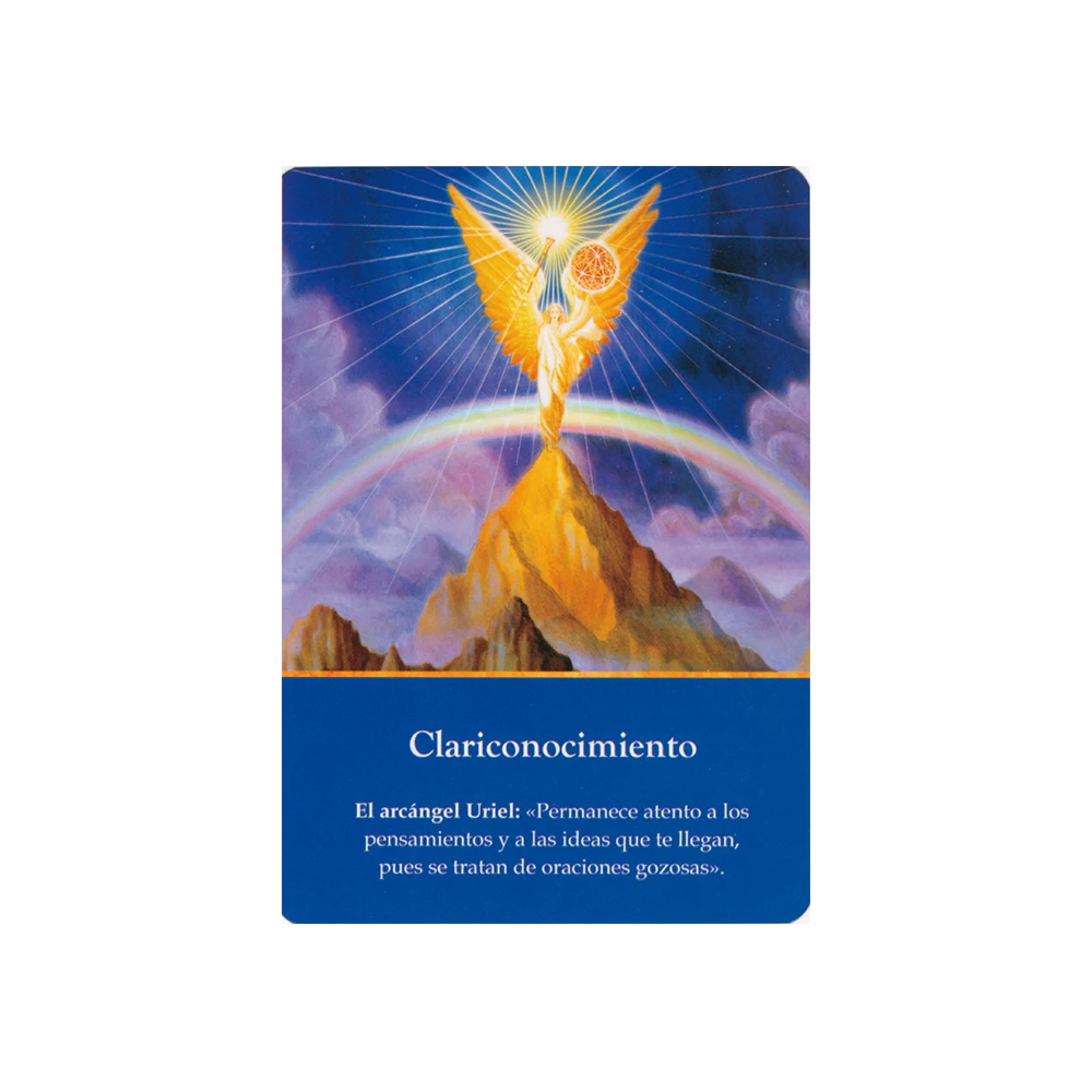 Divinatory Cards Of The Archangels - Set of 45 cards and Spanish Guide  .doreen virtue. Tarot Oracle Card Board Deck Games