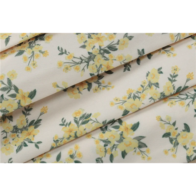 【SEE】Vestido con escote en V para mujer, vestido veraniego ajustado estampado, vestidos con cordón y mangas abullonadas