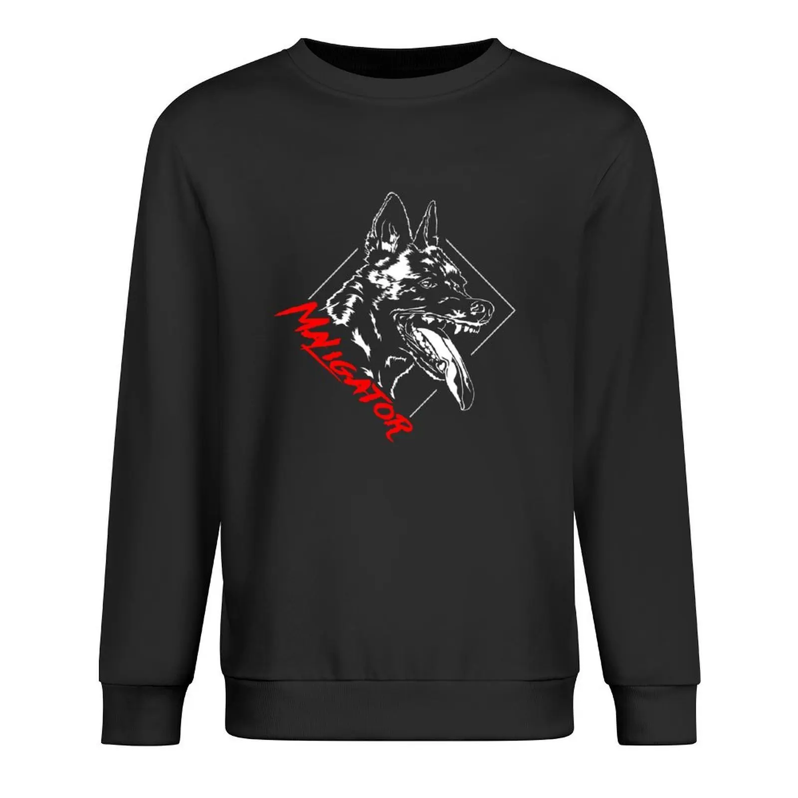 

Maligator Belgian Malinois portrait. Pullover men's coat men clothes korean clothes men's clothes new sweatshirt