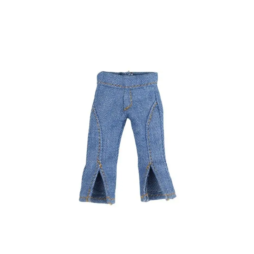 Hochwertige modische Puppenkleidung, Mini-Jeans, Hose, 2 Farben, Denim-Hose für 1/11 OB11 Puppen für 1/12 Bjd/GSC-Puppen