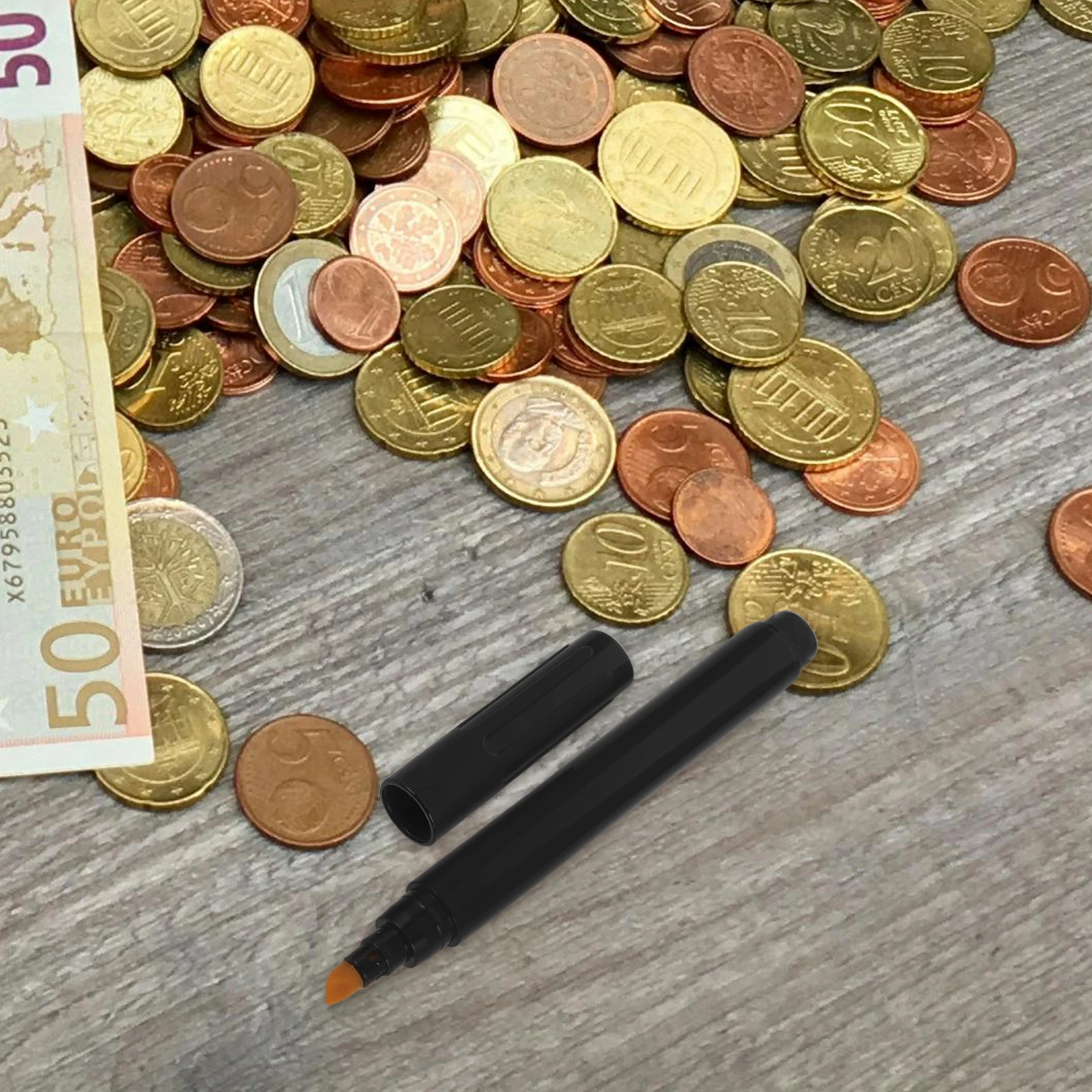 4Pcs Falsche Stift Schräg Spitze Schnelle Gefälschte Rechnung Erkennung Geld Checker Marker Währung Verifizierung Tester