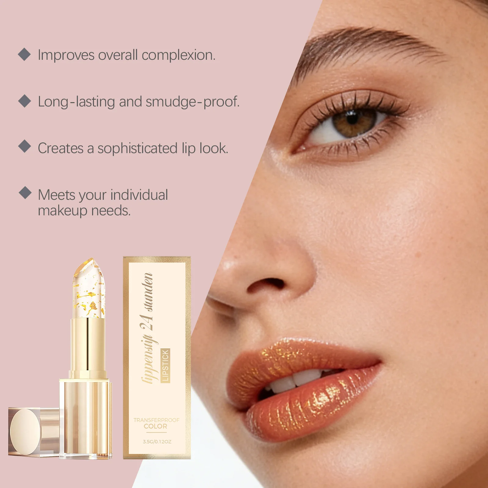 Gold Foil Color Changing Lip Balm 5