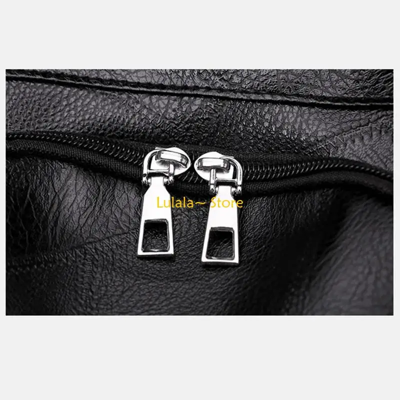 

Y4QA Women Backpack Purse PU Leather Anti-theft Casual Shoulder Bag Fashion Ladies Satchel School Bags Travel Daypack Rucksack