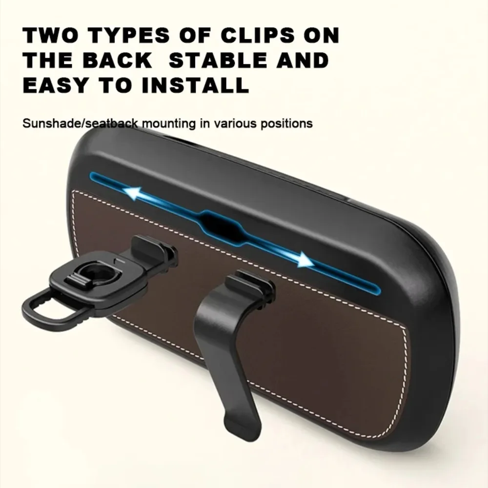 الجلود سيارة الأنسجة صندوق سيارة الشمس قناع نوع حاوية معلقة حامل المناشف الورقية ورقة الرف المنظم حقيبة التخزين رقم الهاتف