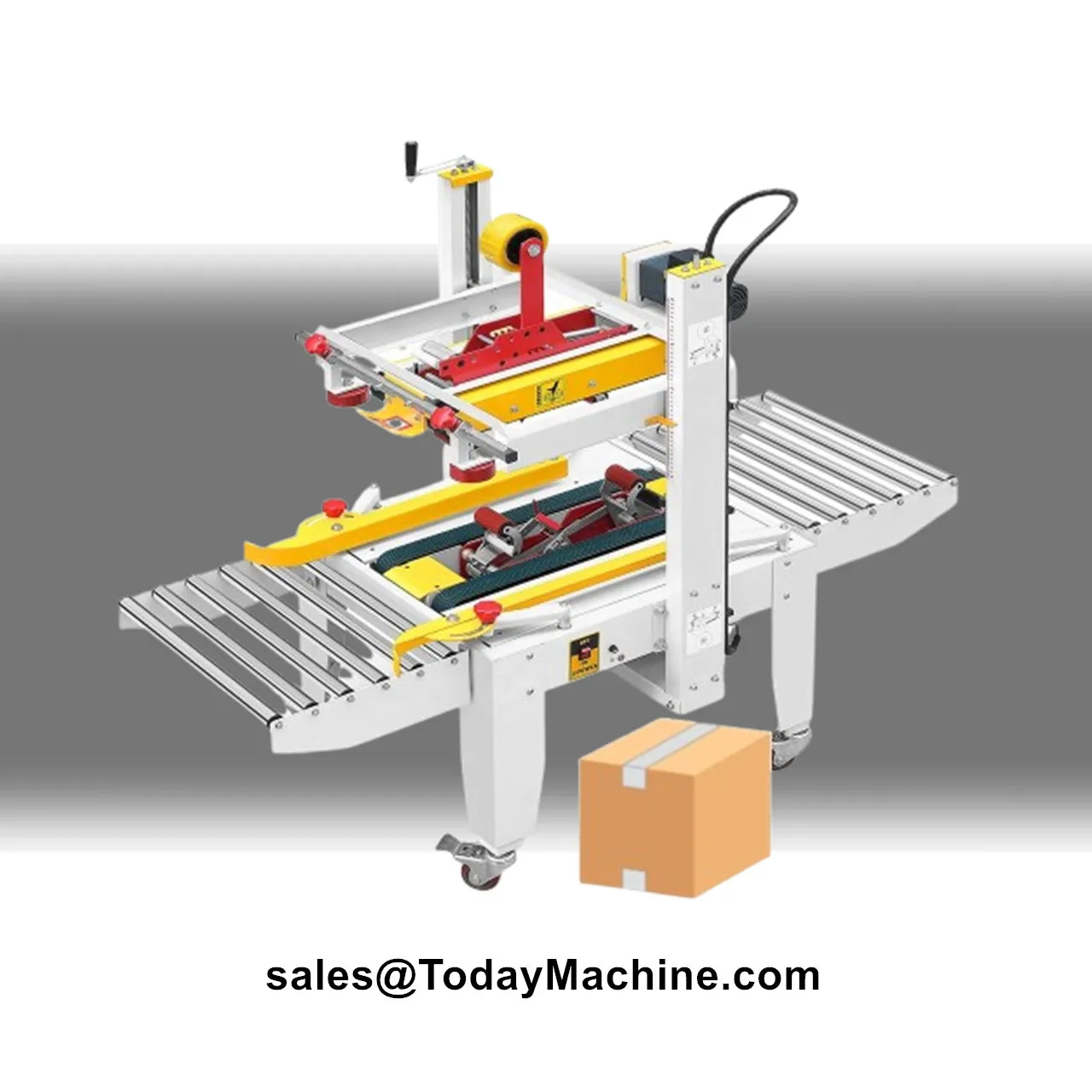 Automatic Carton Case Sealer With Box Taping Sealing Machine for Package Assembly Line