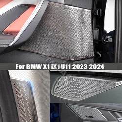 For BMW X1 iX1 U11 2023 2024 Car Door Loudspeaker A-pillar Instrument Panel Speaker Cover Trim Frame Sticker Interior