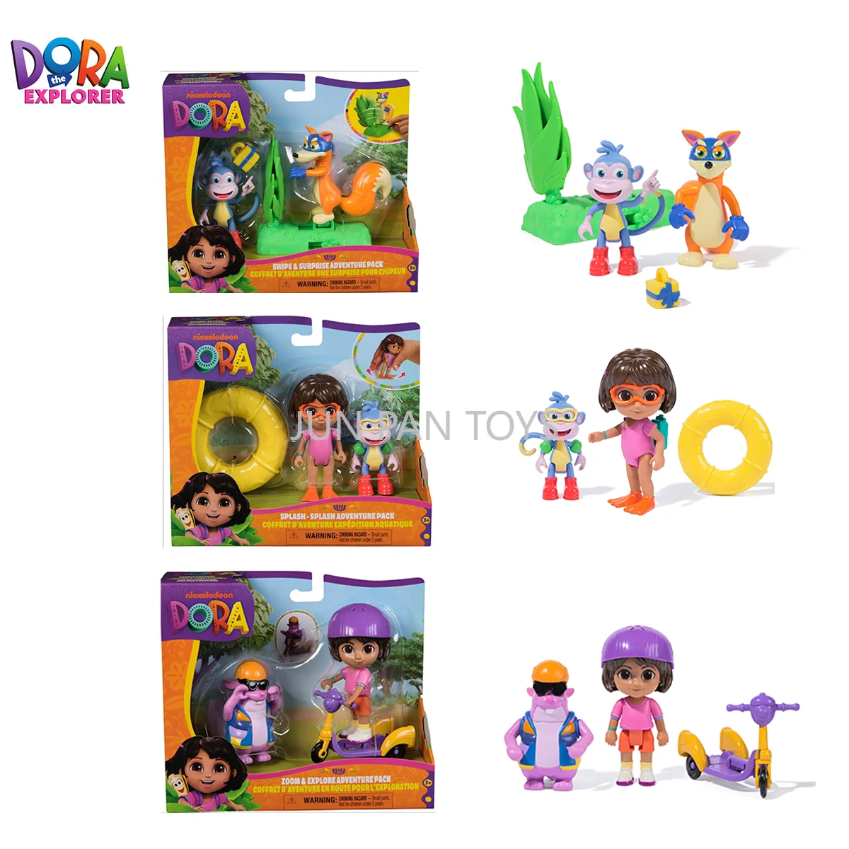Original Dora The Explorer Dora Tico Boots Swiper Toy Modle Action