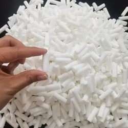 6mm-18mm 100Pcs Fiber Water Absorbing Cotton Swabs Air Freshener Diffuser Essential Oil Cotton Core Electronic Filter Mouth