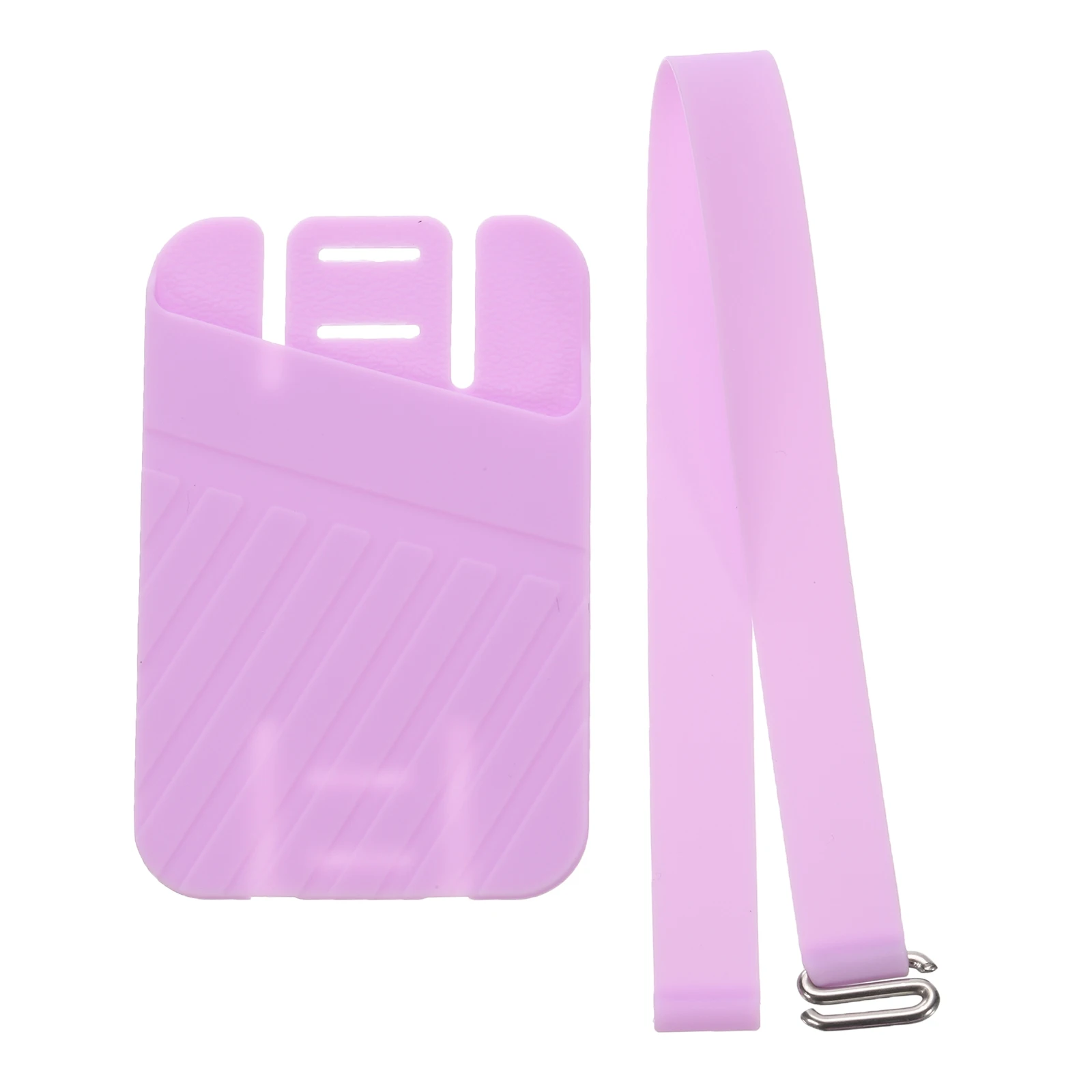 

1/2Pc Phone Grip Strap Portable Wrist Strap Silicone Elastic Cord with Card Holder for Phone Case Wristband Finger Grip Bracket