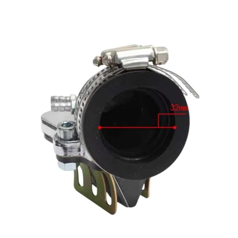 35mm Carburetor Interface Intake Manifold Pipe Reed Valve For PWK PE BWS100 Yamaha JOG50 JOG90 50cc 90cc 2 Stroke Scooter 1E40QM
