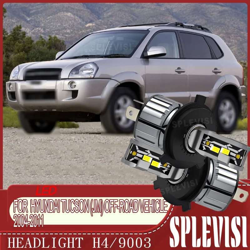 

Easy Fit Powerful Illumination LED Headlight hi/low beam For Hyundai Tucson (JM) Off-road Vehicle 2004 2005-2008 2009 2010 2011