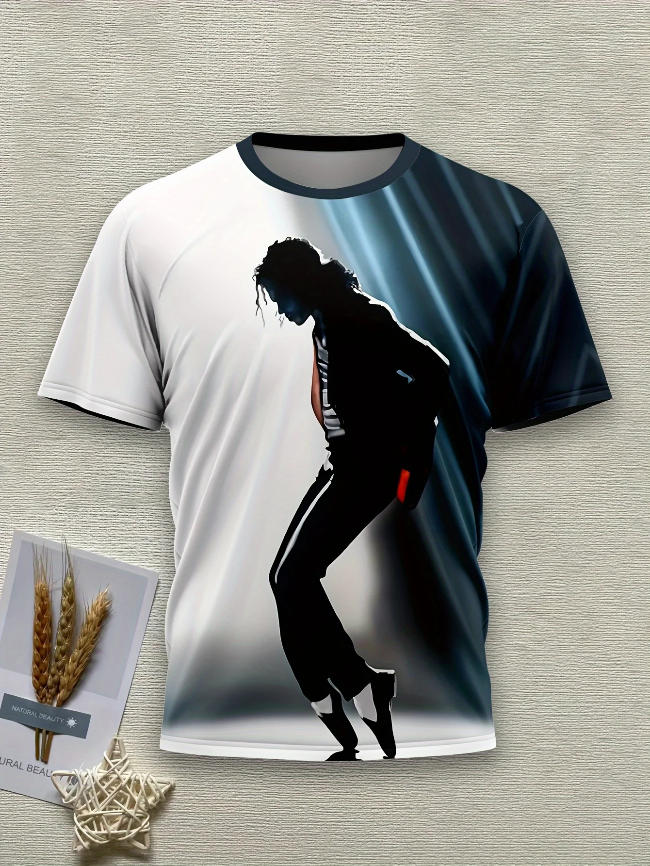 

Мужская футболка с 3D-принтом Dynamic Contour Design - черный/серый/белый | Повседневная одежда с круглым вырезом и короткими рукавами, подходящая для повседневного ношения