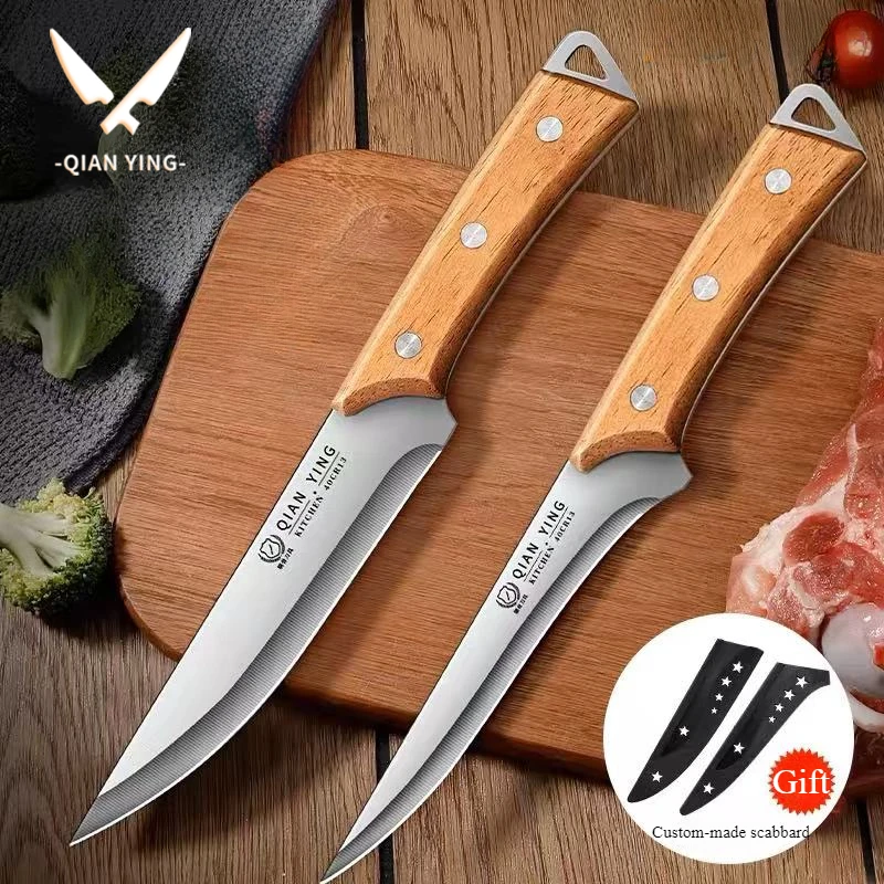 Professional chef's knife Hand forged fruit knife Boning knife Meat fillet knife Sashimi knife Stainless steel kitchen knife