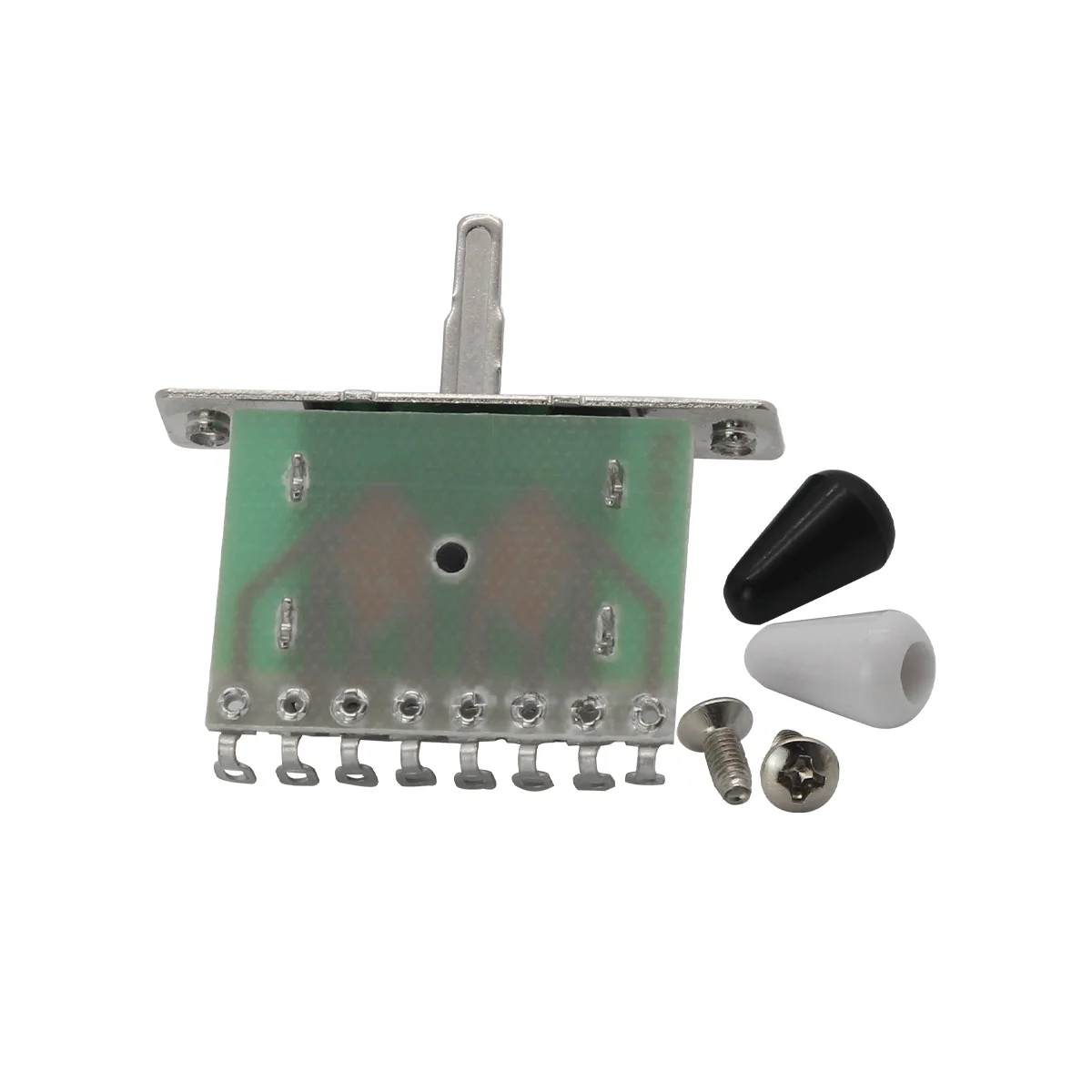 Fleor 2 stücke 5 wege e-gitarre pickup wahlschalter schwarz/weiß spitzen für tl gitarren teile – Detail 7