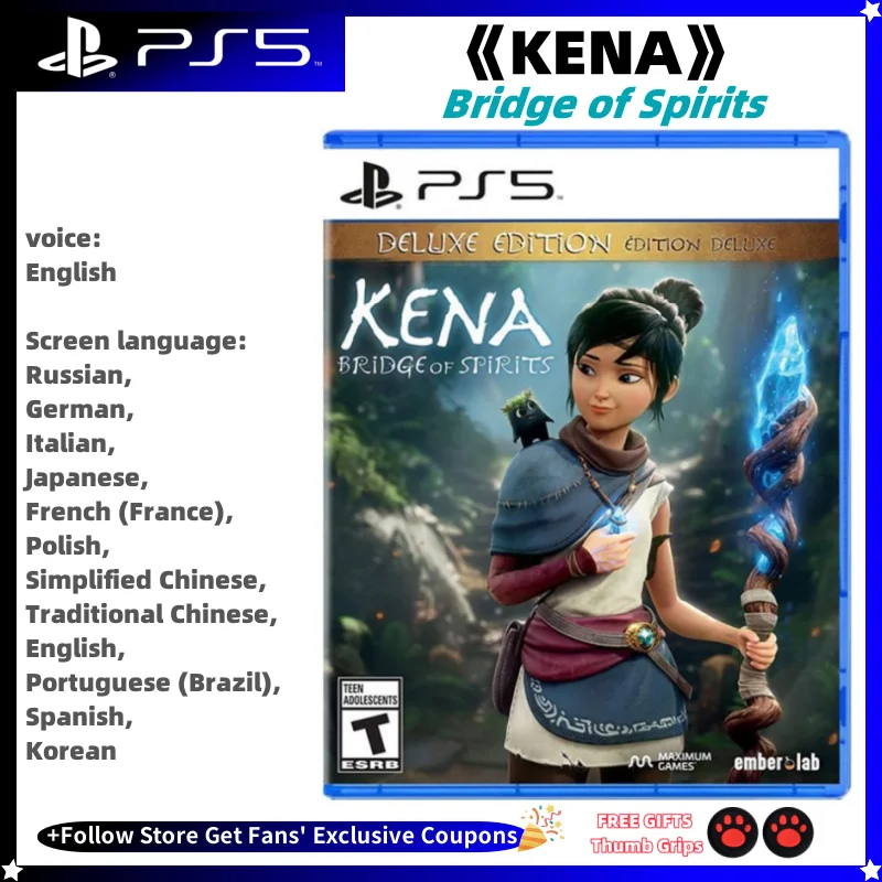 

Sony Playstatio5 оригинальная новая игра CD KENA мост духов PS5 Playstation5 игровая карта SONY Ps5 игры KENA мост духов