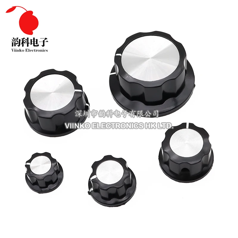 5pcs MF-A01 MF-A02 MF-A03 MF-A04 MF-A05 Potentiometer Knob WH118/WX050 Rotary Switch Electronic 6mm
