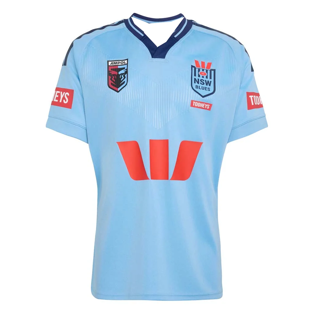 2026 Summer New NSW Blues State of Origin Rugby Jersey  Family Matching Y2K T-shirt Suitable for Daily and Training Wear