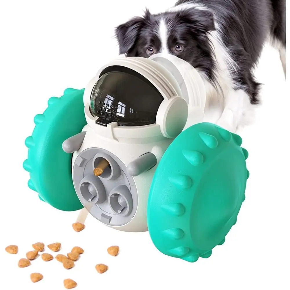 Robot Shaped Dog Puzzle Toys Challenging Brain Game Dogs Food Dispenser Food Maze Feeder Treat Dispenser