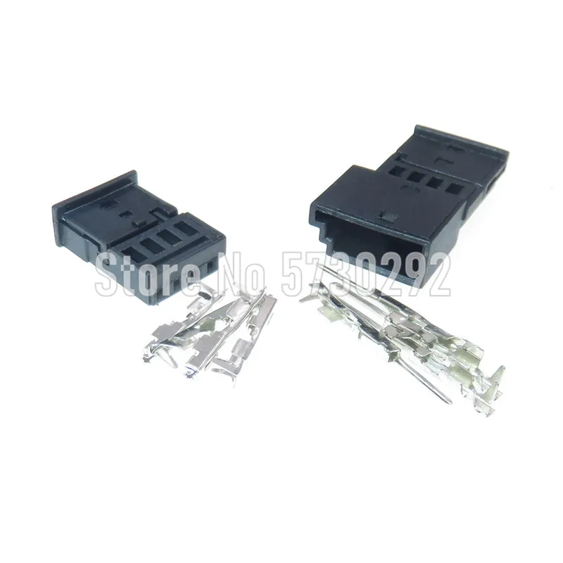 

4P 968813-1 0-1452576-1 Automotive Atmosphere Lamp Connector Socket Car Plug For Auto Recorder VW BMW