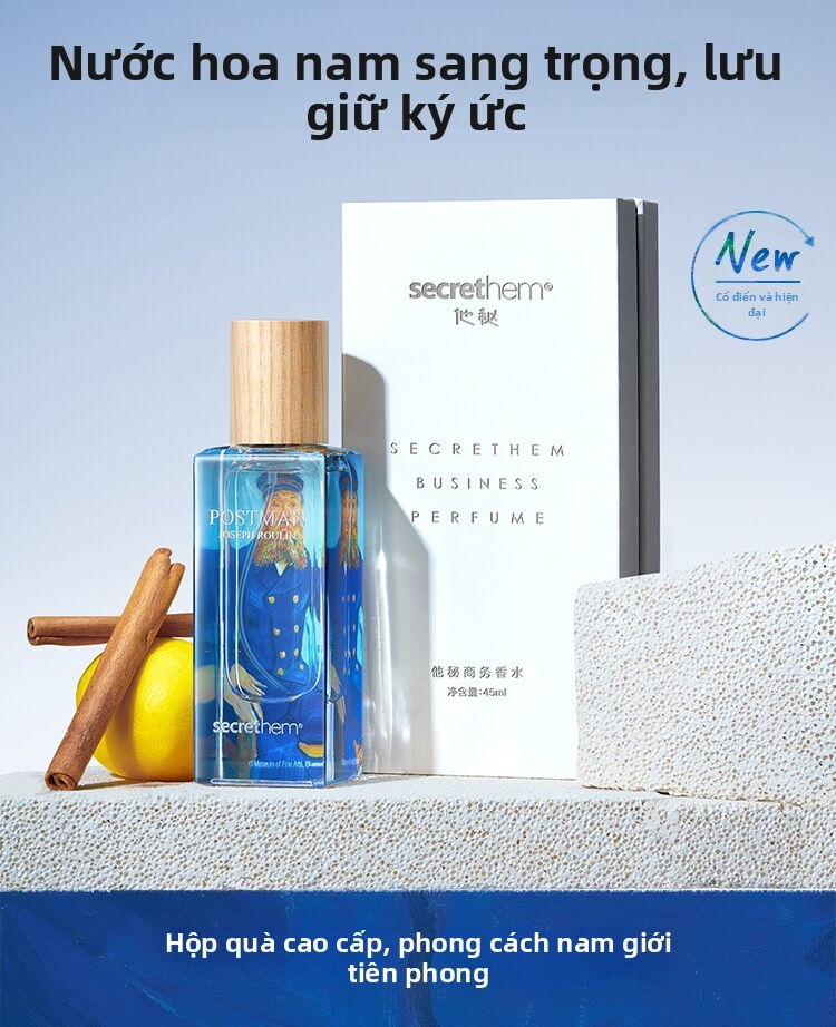 Nước Hoa Nam Mùi Gỗ và Tươi Mát Dài Lâu secrethem