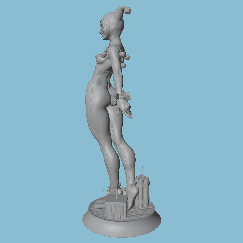 Figura de resina sin pintar kit modelo payaso circo coleccionismo - imagen 5