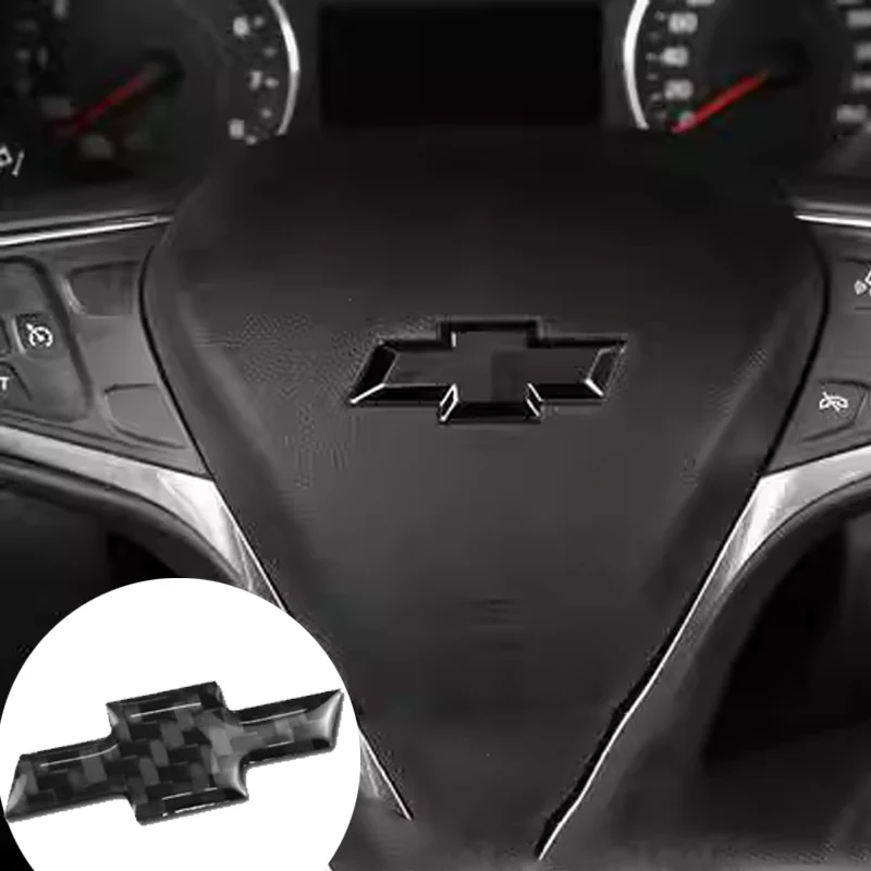 Adesivo de Emblema Central para Volante de Carro para Chevrolet Cruze, Spark, Aveo, Sail, Orlando, Sonic, Corvette, Cobalt, Malibu, Trax