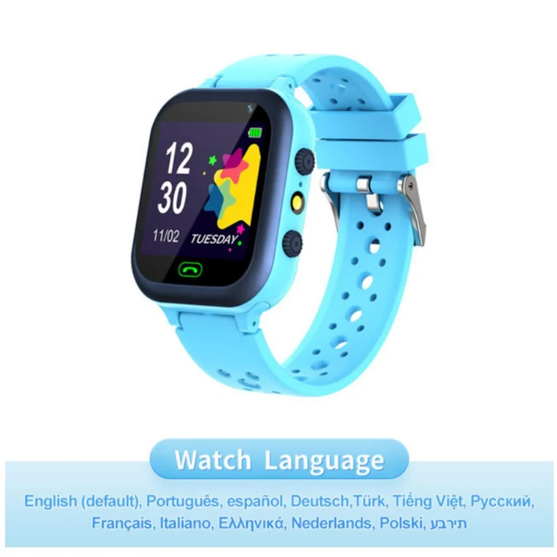 Kids Smart call watch S20 Kids Smart Watch Sim Card Phone Smartwatch Location Sos Photo Camera Waterproof Gift For Boys Girls