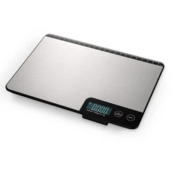 Báscula Digital de acero inoxidable para cocina, balanza electrónica de precisión LCD, 15Kg, 1g