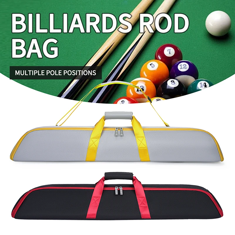 

New Scratch Resistant Pool Cue Case Rugged Oxford Cloth Storage Bag Lightweight And Comfortable Storage Sports Billiard Cue Bag