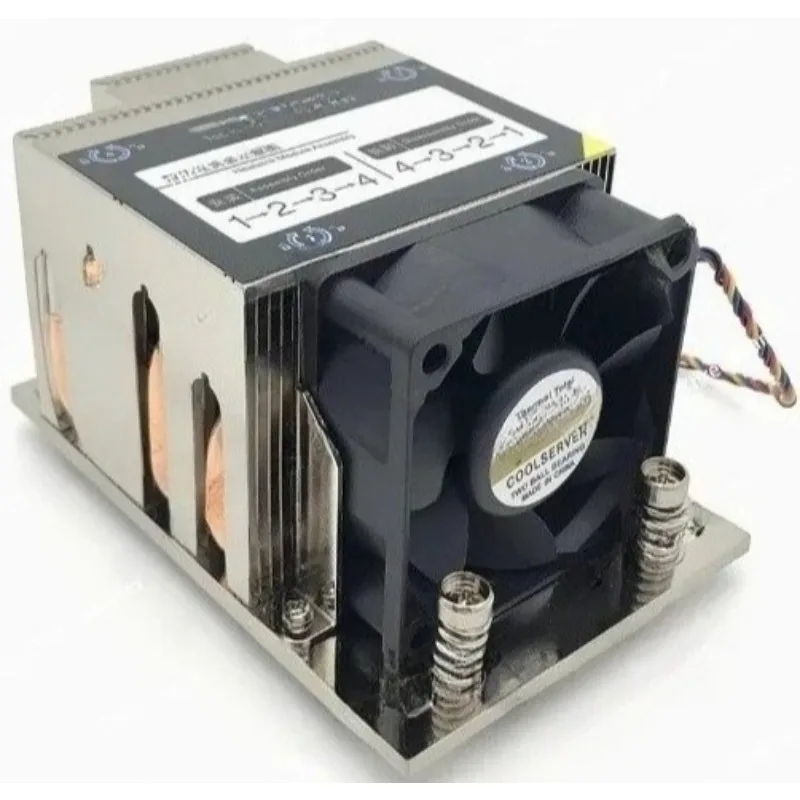 

2U LGA4049 AMD SP3 Server CPU Cooling Heatsink with High Speed Fan Fit EPYC 7601 Processor
