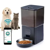 6L Puppy Automatic Feeder Cat Wifi Timing Smart Cat Feeder Pet Dog Food Auto Dispenser Suitable for Kitten Puppy Remote Feeding