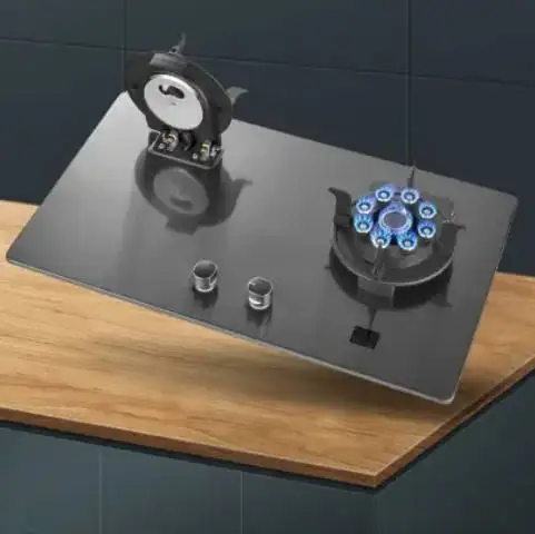 2 Burners Magic Disc Gas Stove With Overturned Stove Head